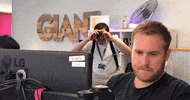 Spy Spying GIF by Sleeping Giant Media