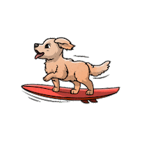 Dog Water Sticker by Aqua Revolution