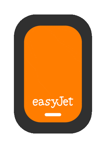 easyJet_ch giphyupload sky clouds plane Sticker