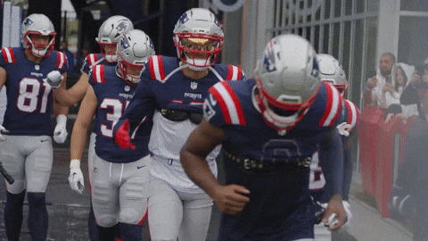 Walk Out Nfl Football GIF by New England Patriots
