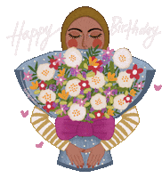 Girl Birthday Sticker
