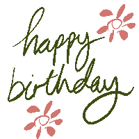 Greeting Happy Birthday Sticker