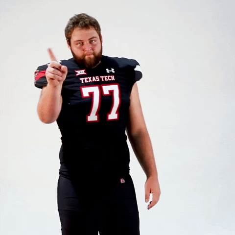 Ethan Carde GIF by Texas Tech Football