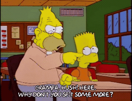 Embarrassed Season 7 GIF by The Simpsons