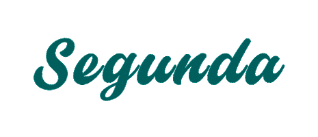 Segunda Sticker by Júlia Nardim Design