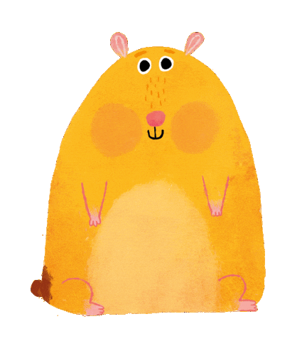 Happy Hamster Sticker