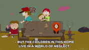 sad kenny mccormick GIF by South Park 