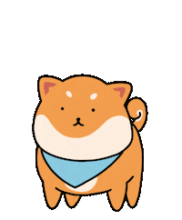 Shiba Inu Cartoon Sticker by Kennymays