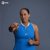 Madison Keys Thumbs Down GIF by WTA