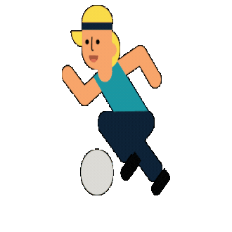 Soccer Player Football Sticker by CARE | Circular Households
