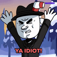 Youre Dumb Hands Up GIF by Mashed