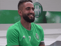 Football Smile GIF by AS Saint-Étienne