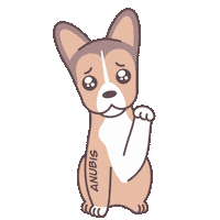 Sad Dog Sticker