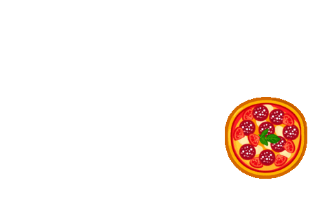 Party Pizza Sticker by Klub Lekko