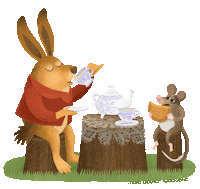 Alice In Wonderland Illustration Sticker