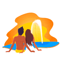 adaciganlija ada par ljubav beograd Sticker