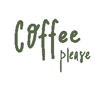 Coffee Please Sticker by Flora Roasting Co.