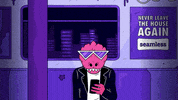 Public Transit Phone GIF by Wet Cement