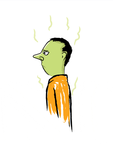 Angry Green Man GIF by Sam Omo