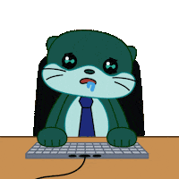 Tired Locked In Sticker by Odd Otties