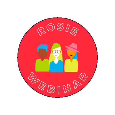 Webinar Roundtable Sticker by We Are Rosie