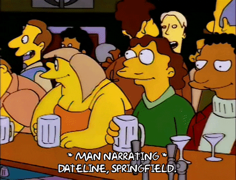 homer simpson drinking GIF