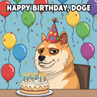 Happy Birthday Dog GIF by Doge Pound