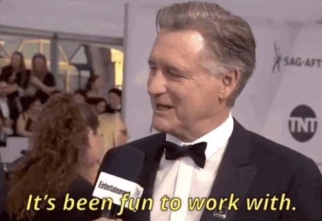 bill pullman its been fun to work with GIF by SAG Awards