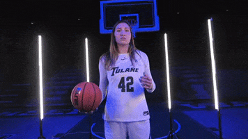 College Basketball Mia GIF by GreenWave