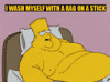 Bart Rag On A Stick GIF by The Simpsons