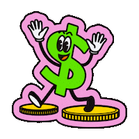 Party Money Sticker by Batch