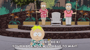 butters stotch vacation GIF by South Park 