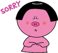 Sad Pig Sticker