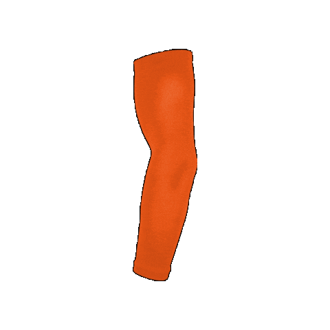 Customnumbered giphygifmaker orange custom sleeve Sticker