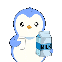 Milk Carton Penguin Sticker by Pudgy Penguins
