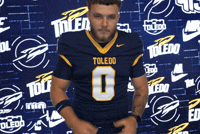 Toledo Football Look Up GIF by Toledo Rockets