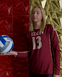 Elon Volleyball GIF by Elon Phoenix