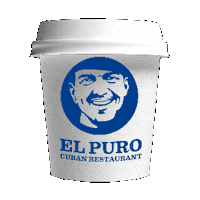 elpurocubanrestaurant coffee cuba cafecito cuban Sticker