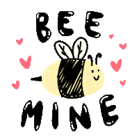 valentines day bee Sticker by BuzzFeed Animation