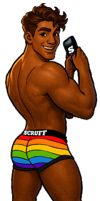 Gay Pride Sticker by SCRUFF