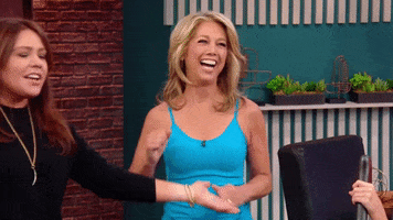 excited denise austin GIF by Rachael Ray Show