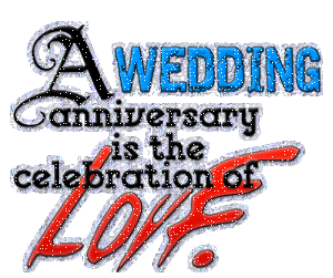 wedding anniversary STICKER
