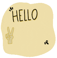Bonjour Hello Sticker by Amplitude Mel