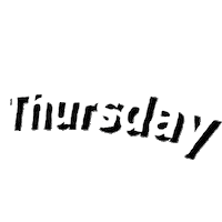 Days Of The Week Thursday Sticker by Sognando Casa