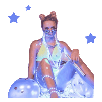 Sarakristina Sticker by Alvestaglass