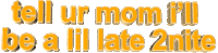 mom orange Sticker by AnimatedText