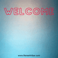 Greetings Hello GIF by Renee Hribar