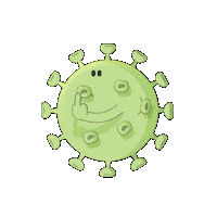 Animation Virus Sticker by ed.motions