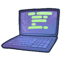 Computer Hacking Sticker