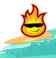 Happy Summer Sticker by Ismael Gudiño